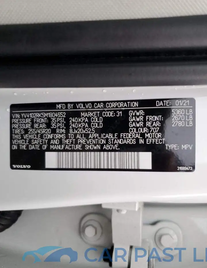 YV4102RK5M1804652# 10