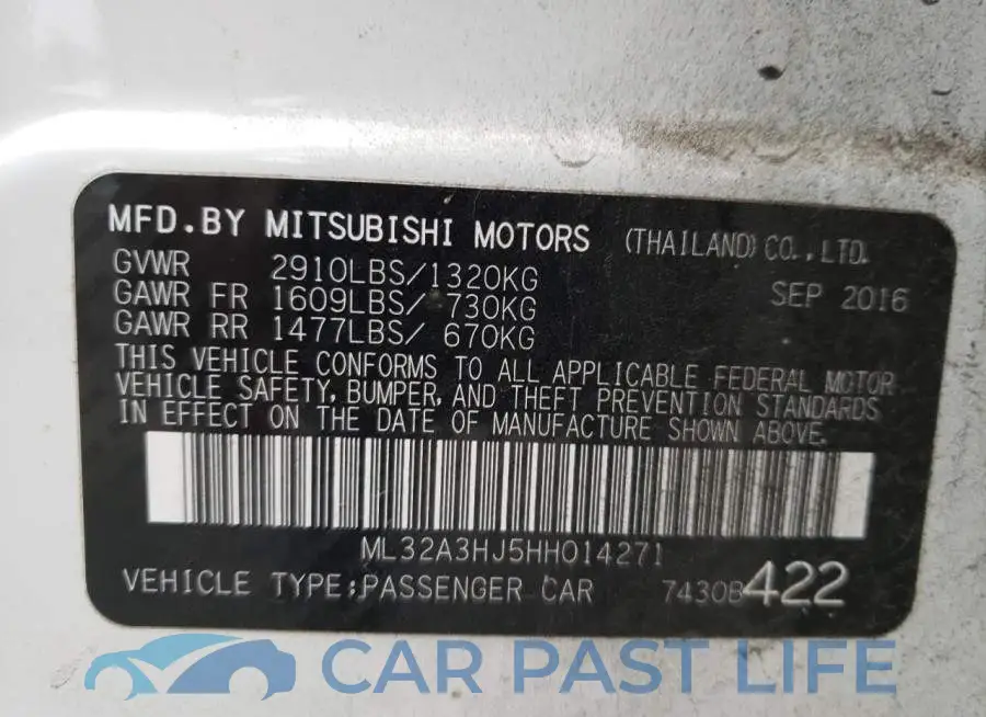 ML32A3HJ5HH014271# 10
