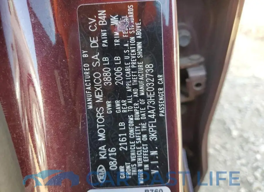 3KPFL4A73HE032738# 10