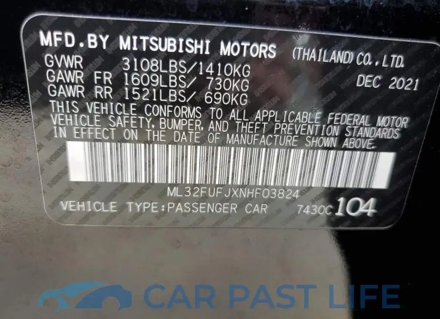 ML32FUFJXNHF03824# 10