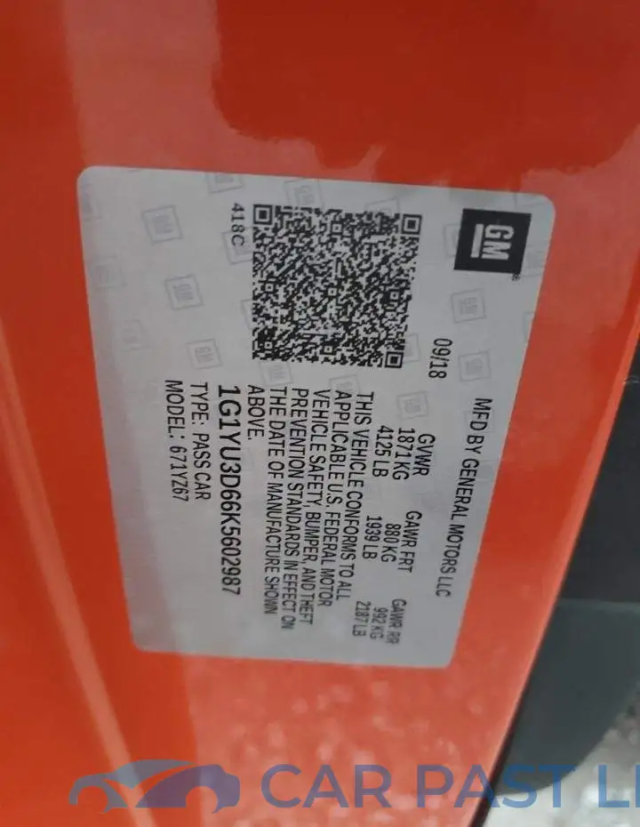 1G1YU3D66K5602987# 10