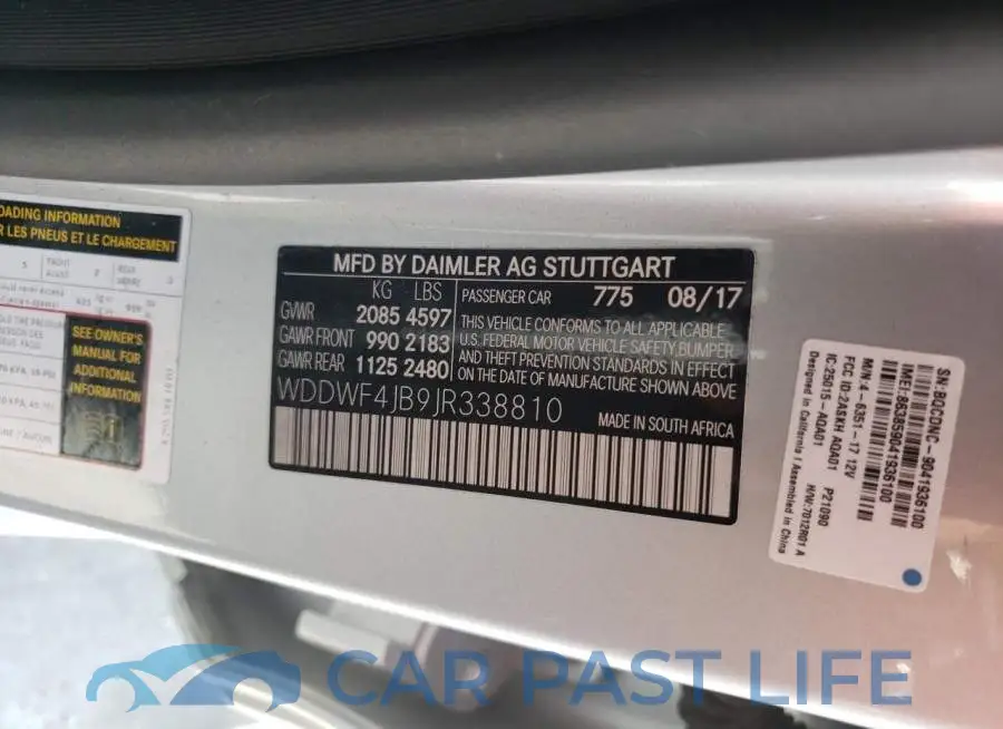 WDDWF4JB9JR338810# 10