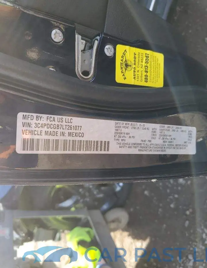 3C4PDCGB7LT261077# 10