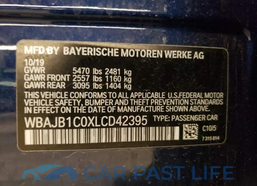 WBAJB1C0XLCD42395# 10