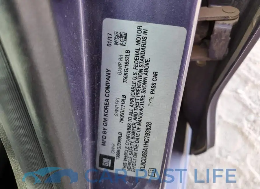 KL8CD6SA1HC793628# 10