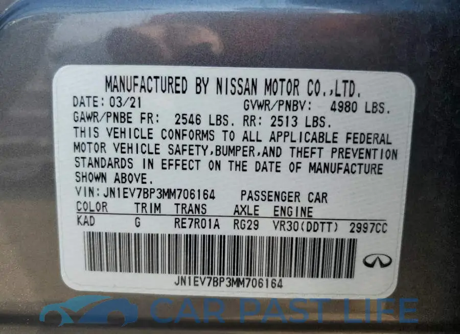 JN1EV7BP3MM706164# 10