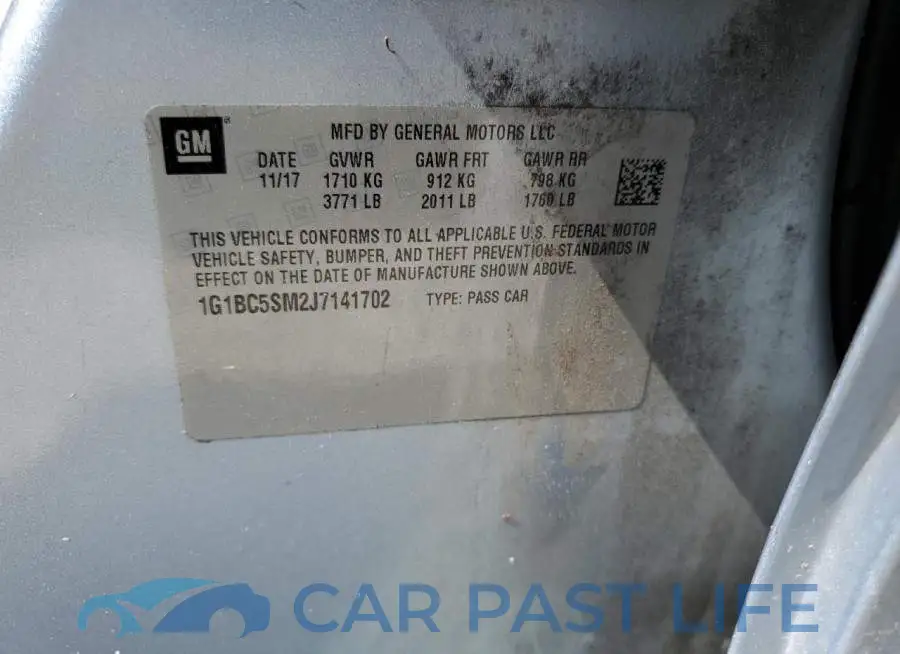 1G1BC5SM2J7141702# 10