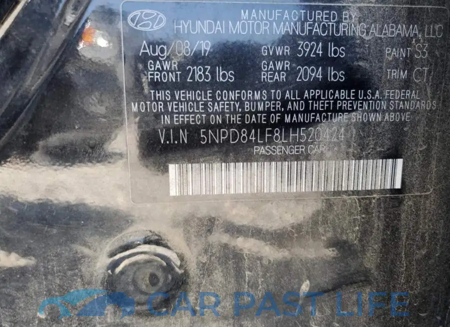 5NPD84LF8LH520424# 10
