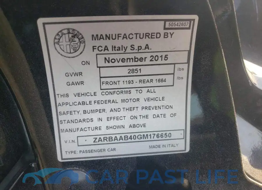 ZARBAAB40GM176650# 10