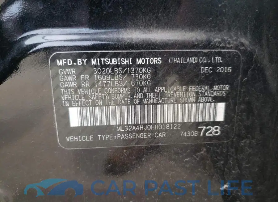 ML32A4HJ0HH018122# 10