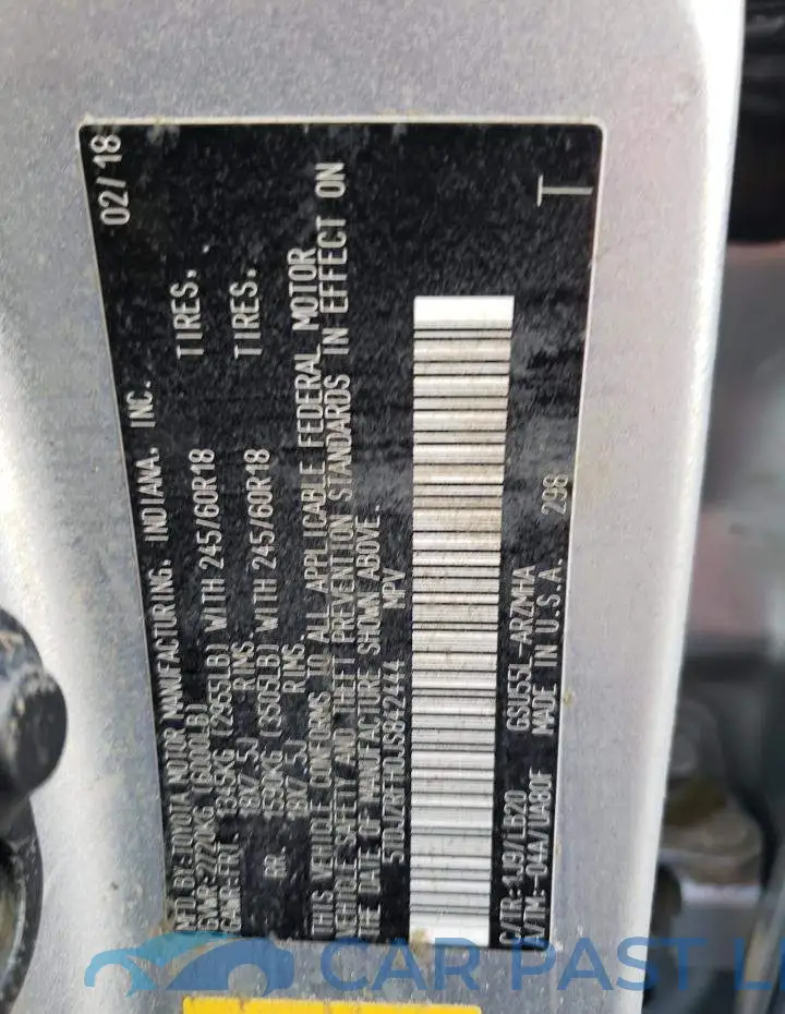 5TDJZRFH0JS842444# 10