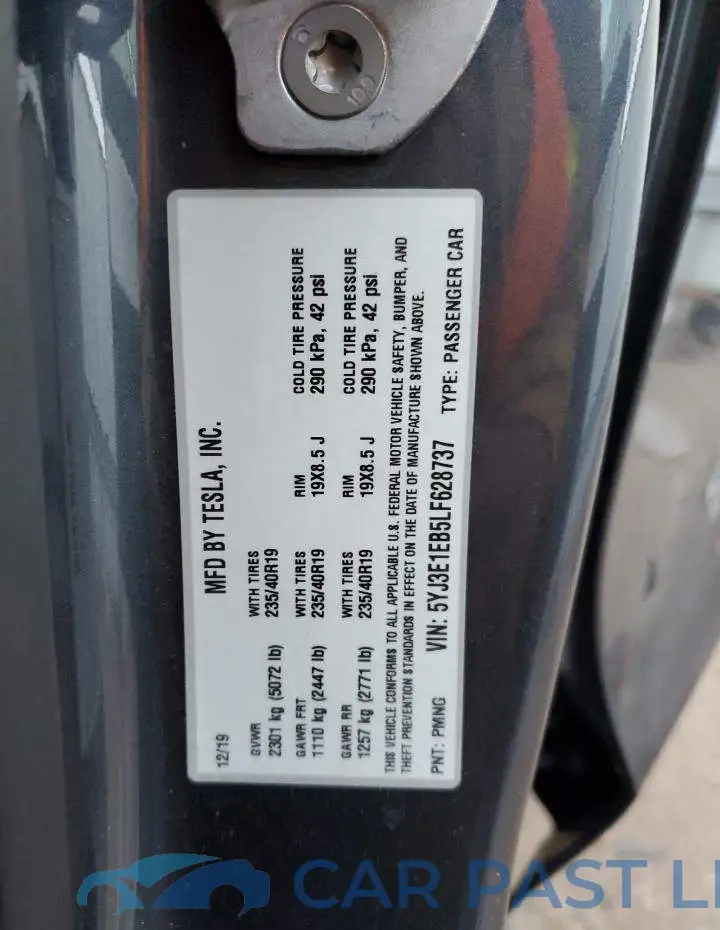5YJ3E1EB5LF628737# 10