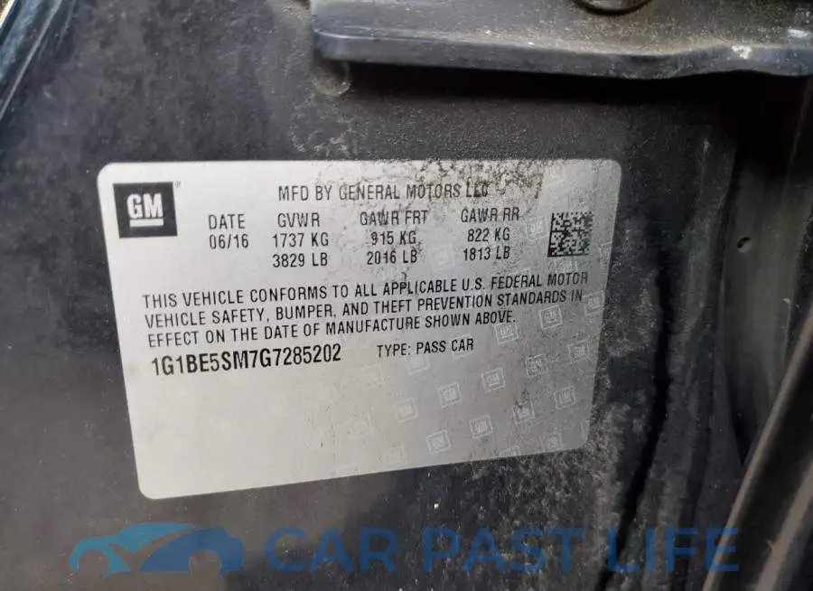 1G1BE5SM7G7285202# 10