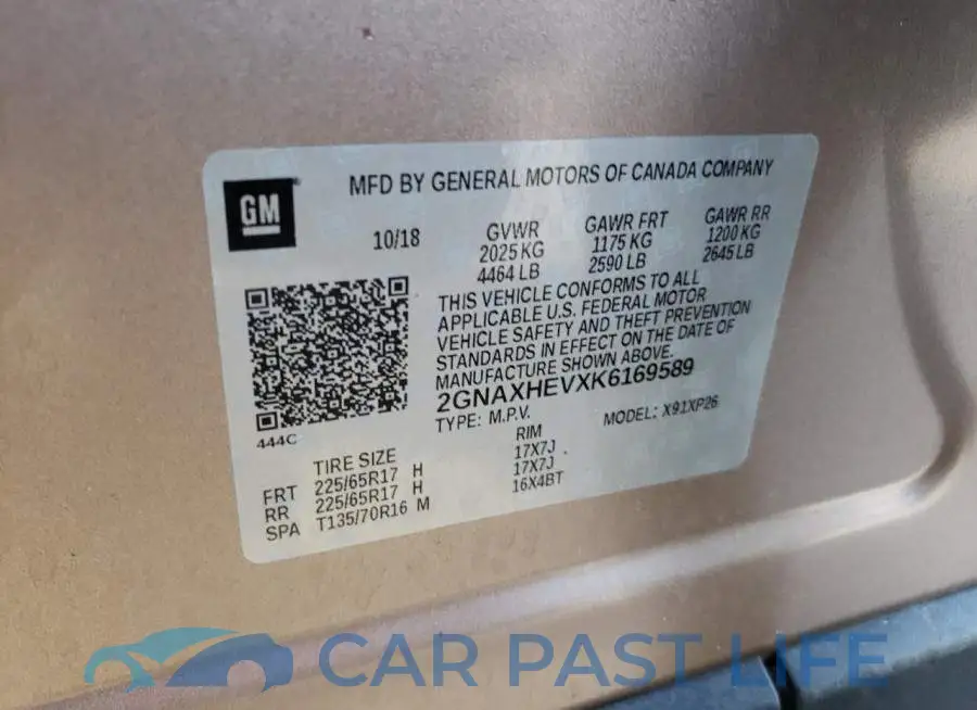 2GNAXHEVXK6169589# 10