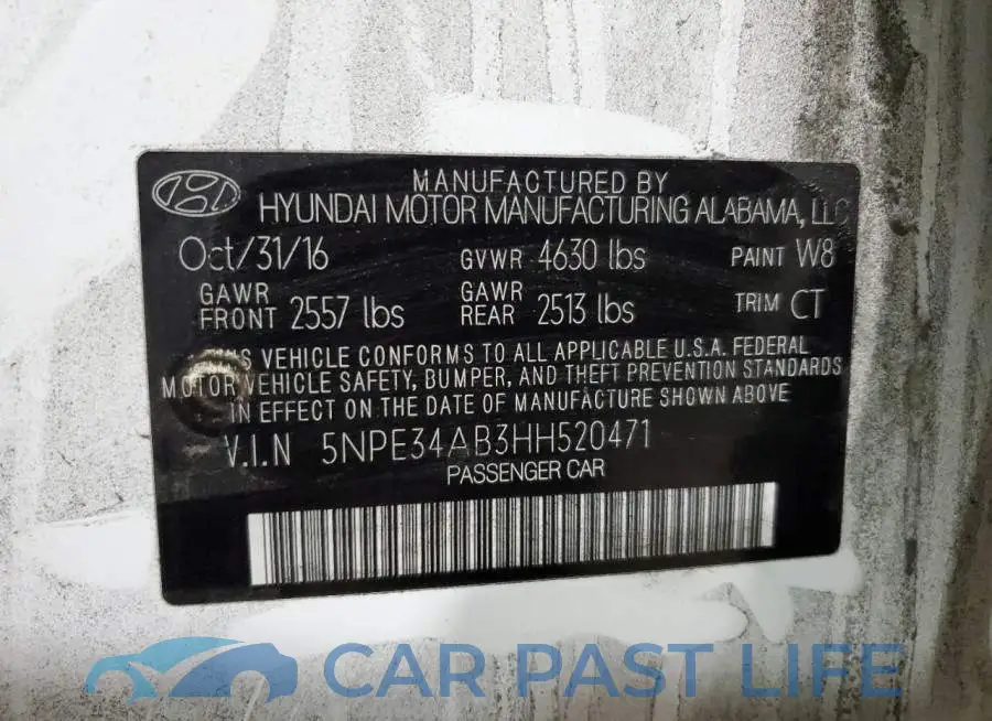 5NPE34AB3HH520471# 10