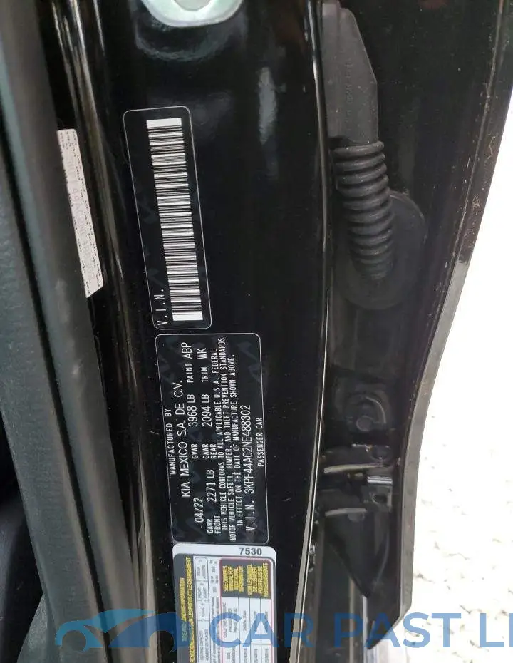 3KPF44AC2NE488302# 10