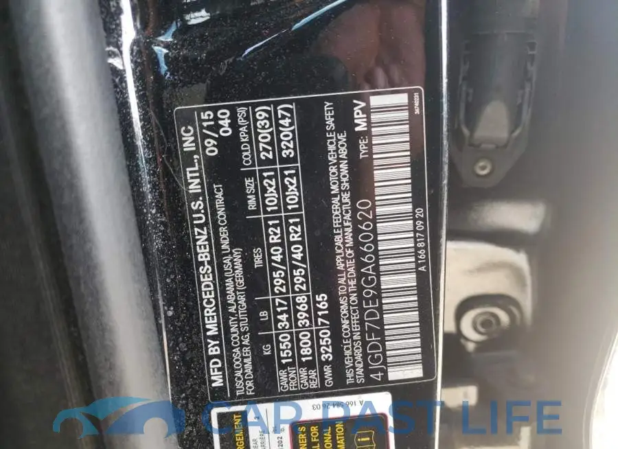 4JGDF7DE9GA660620# 10