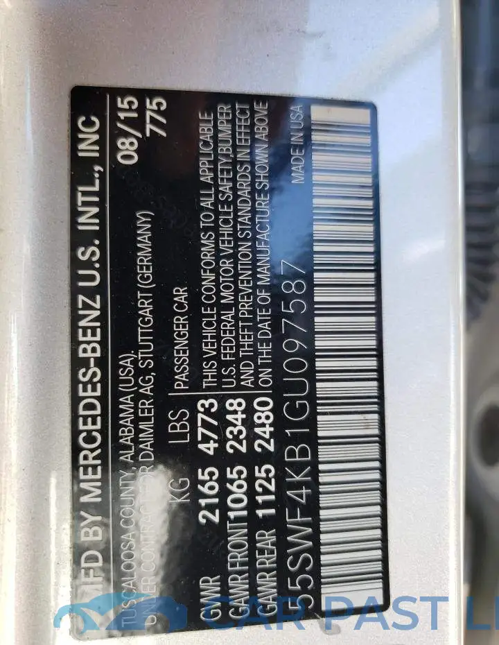 55SWF4KB1GU097587# 10