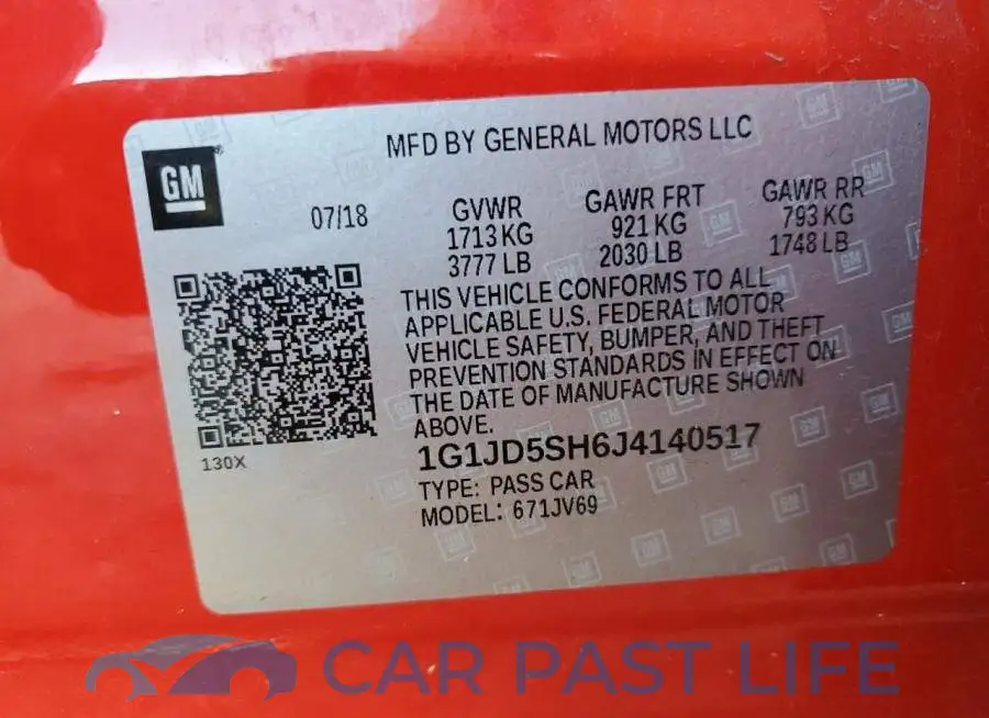 1G1JD5SH6J4140517# 10