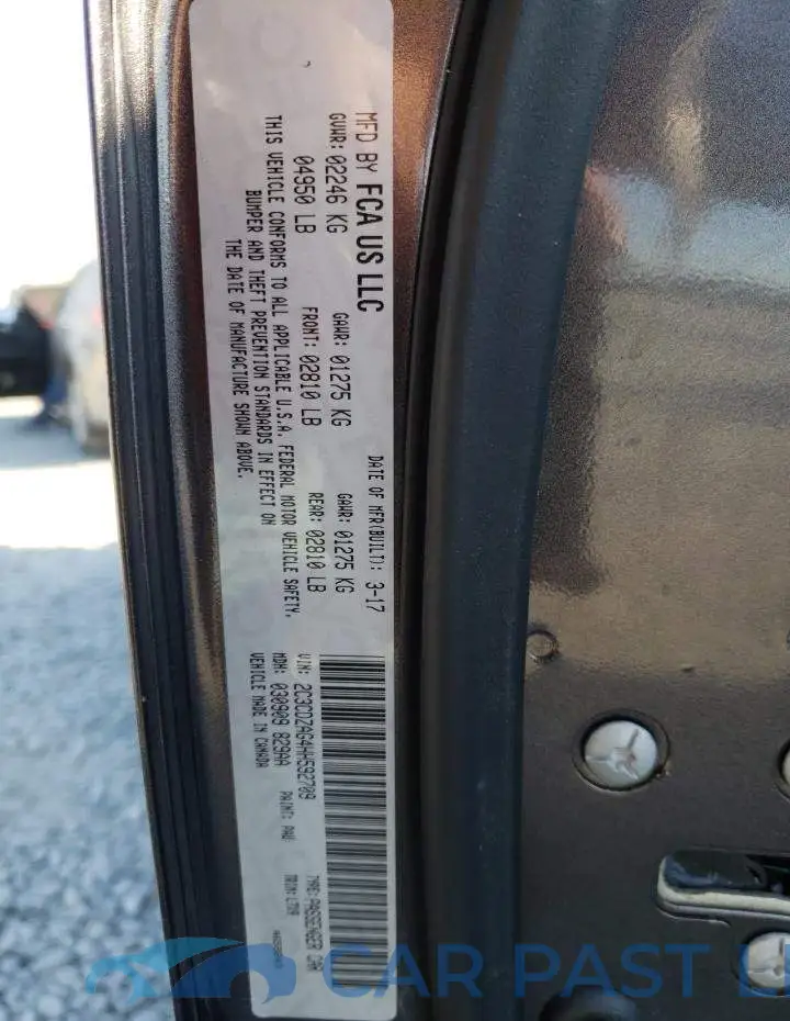 2C3CDZAG4HH592709# 10