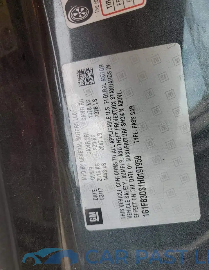 1G1FB3DS1H0197959# 10