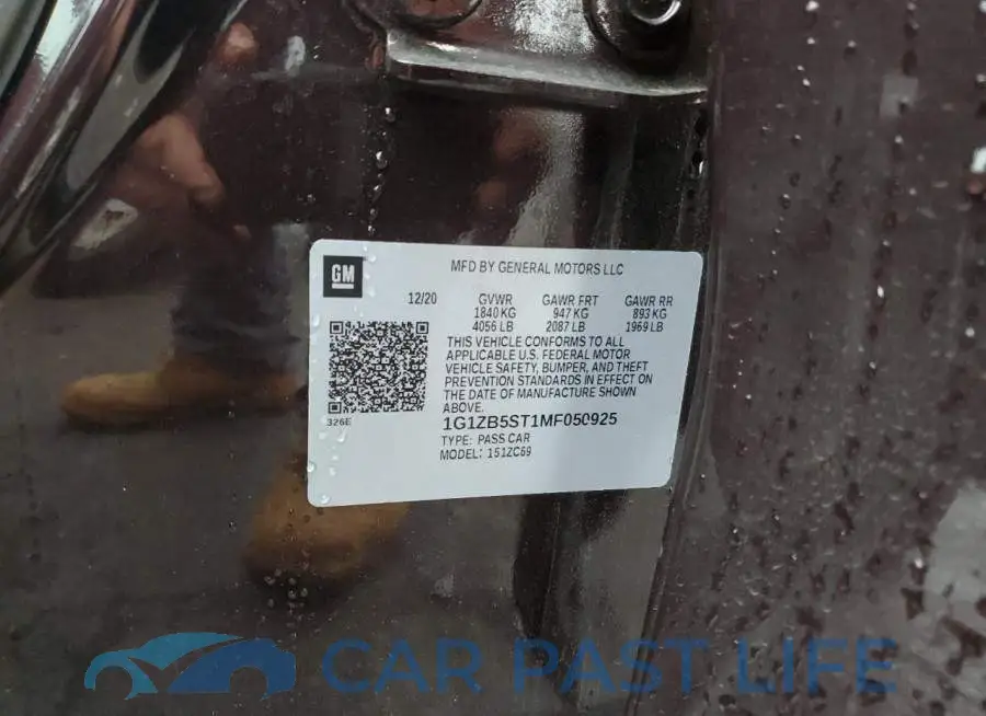 1G1ZB5ST1MF050925# 10