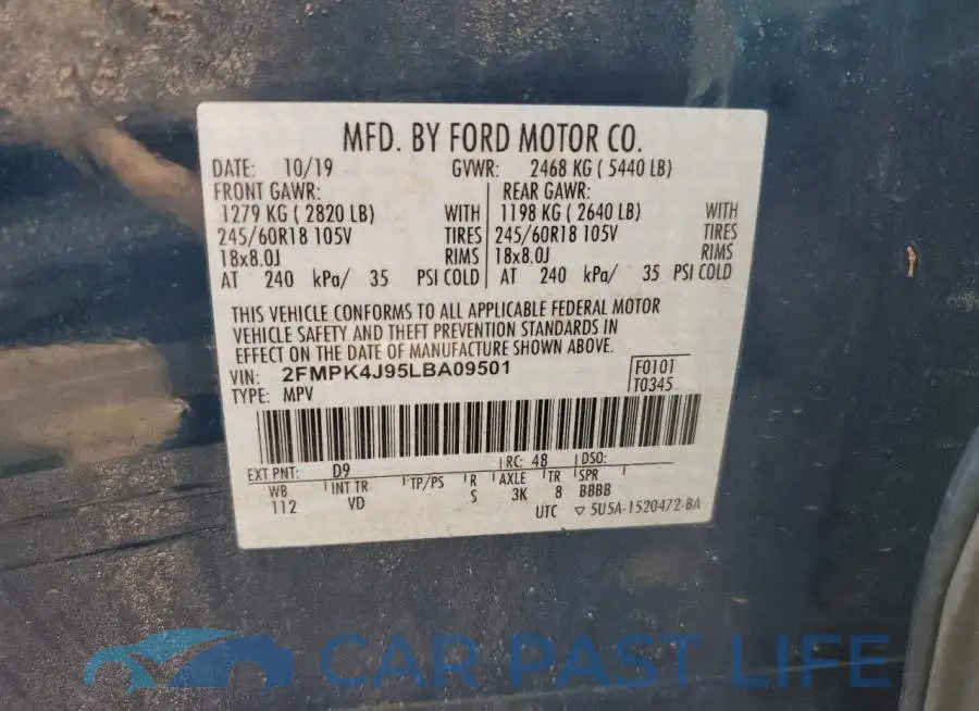 2FMPK4J95LBA09501# 9