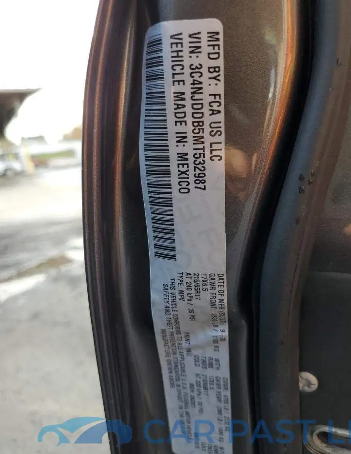 3C4NJDDB5MT532987# 10
