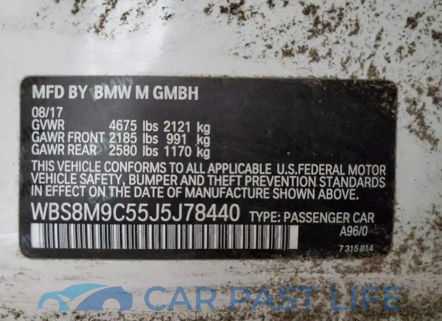 WBS8M9C55J5J78440# 10
