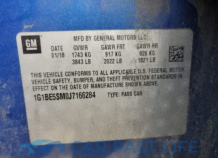 1G1BE5SM0J7166284# 12