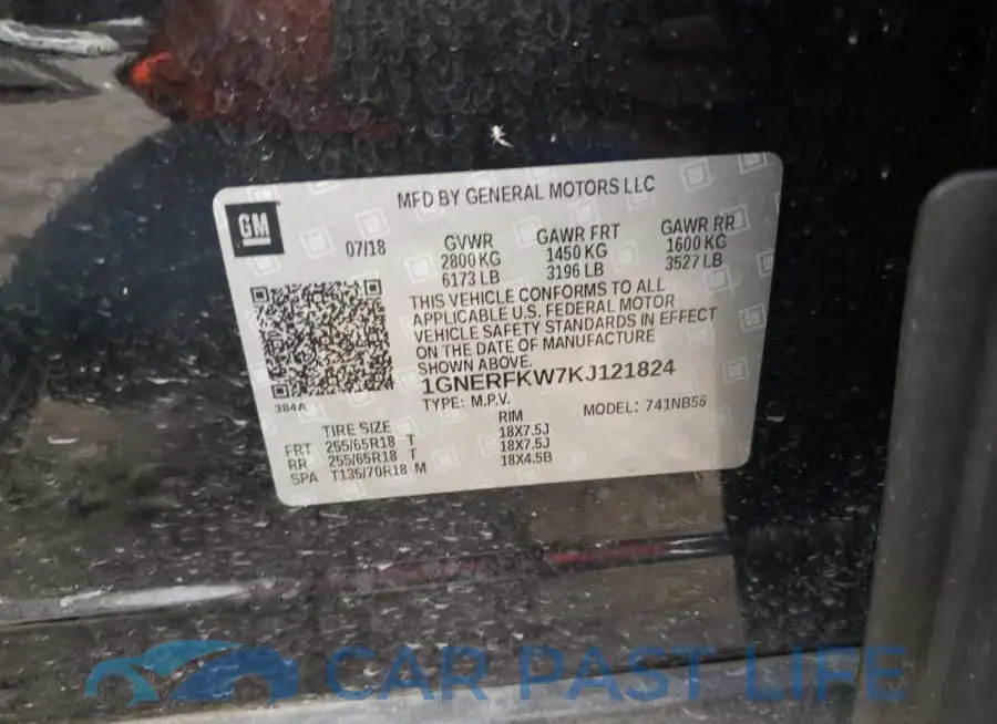 1GNERFKW7KJ121824# 10