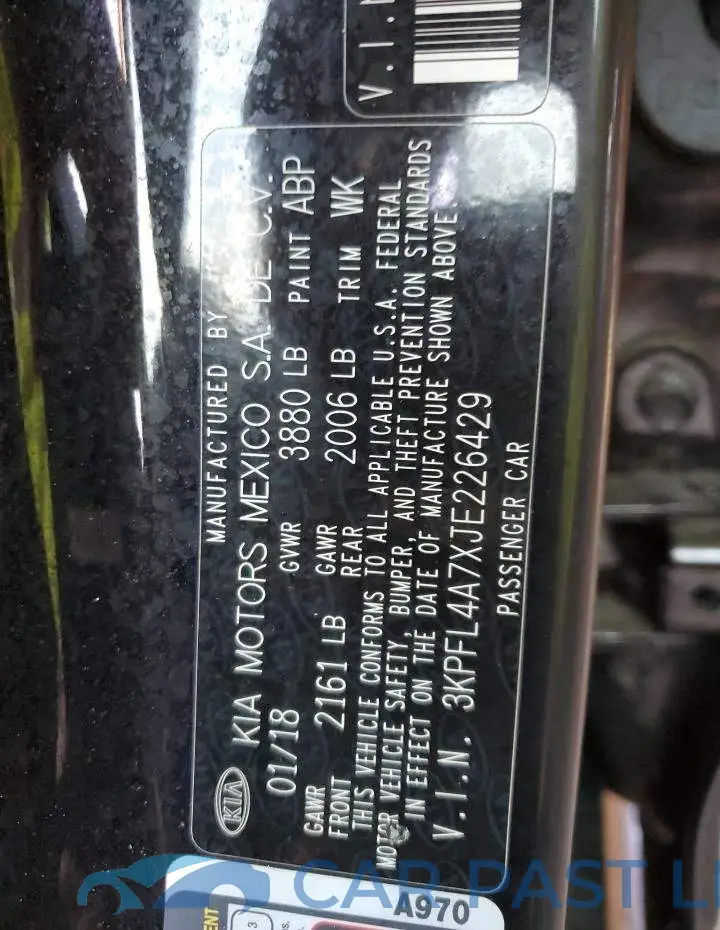 3KPFL4A7XJE226429# 13