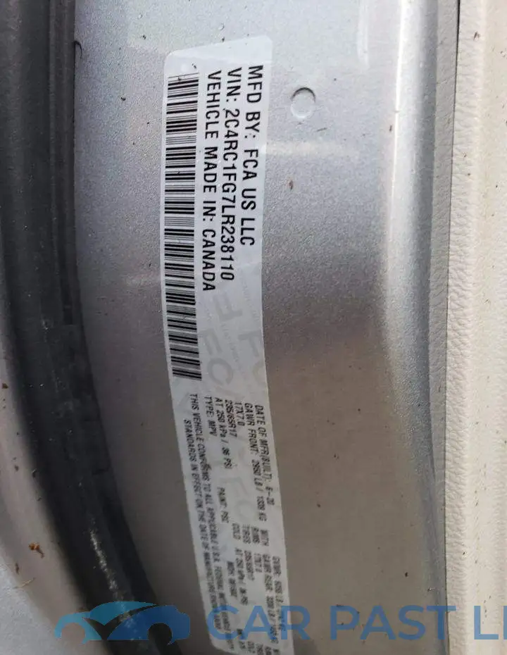 2C4RC1FG7LR238110# 10
