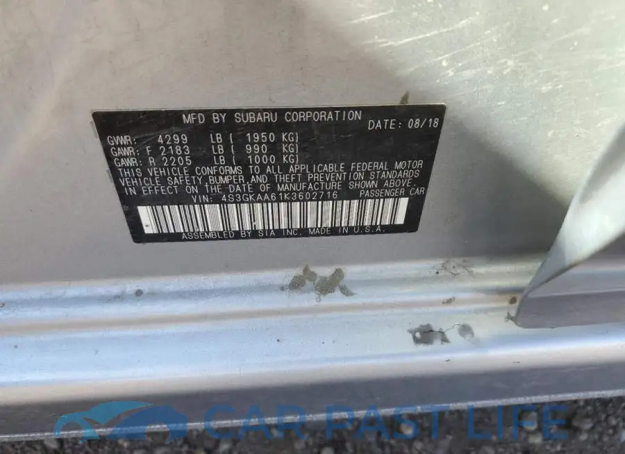 4S3GKAA61K3602716# 10