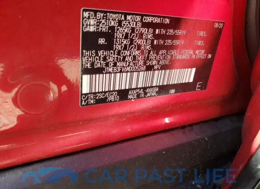 JTMEB3FV6MD005268# 10