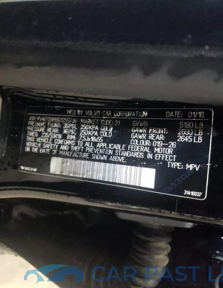 YV4612NM9G1256704# 10