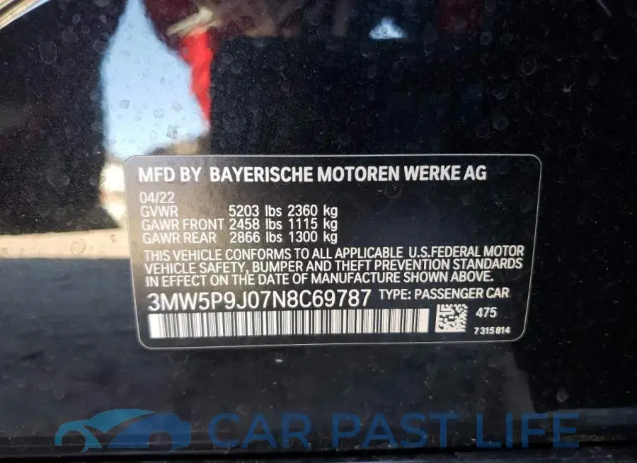 3MW5P9J07N8C69787# 10