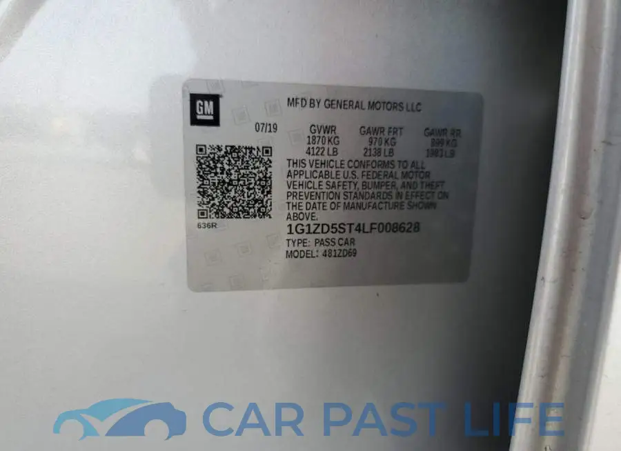 1G1ZD5ST4LF008628# 10