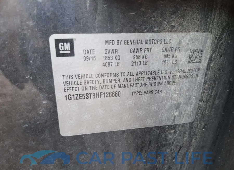 1G1ZE5ST3HF126660# 10