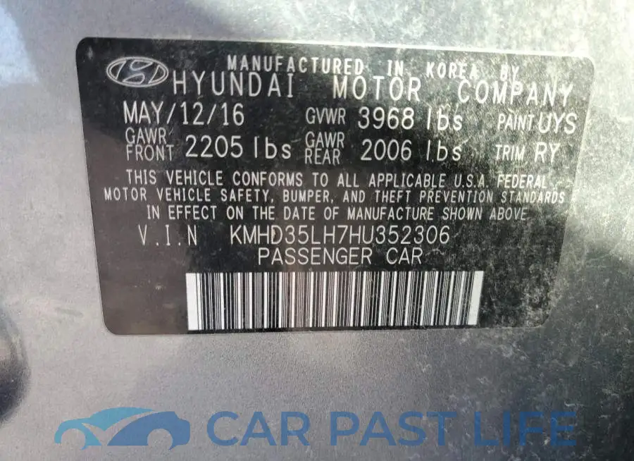 KMHD35LH7HU352306# 10