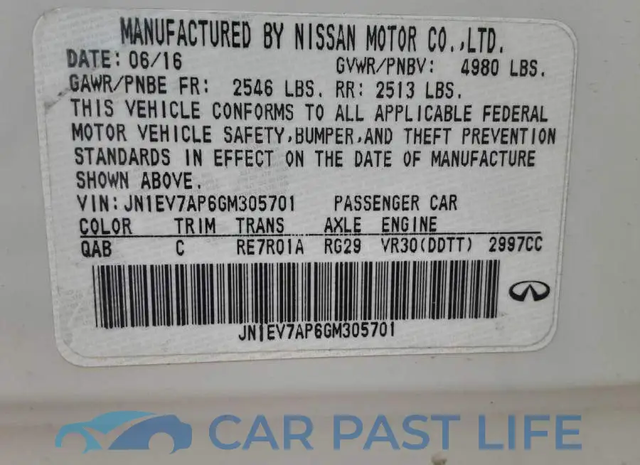 JN1EV7AP6GM305701# 10