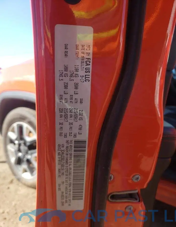 3C4NJDDB2JT169110# 10