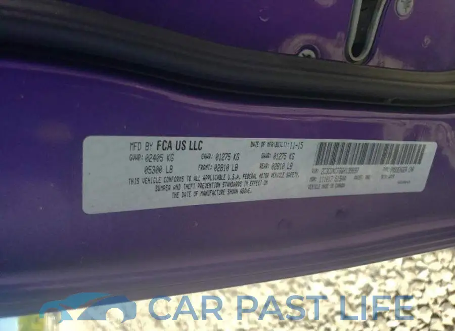 2C3CDXCT6GH139897# 10