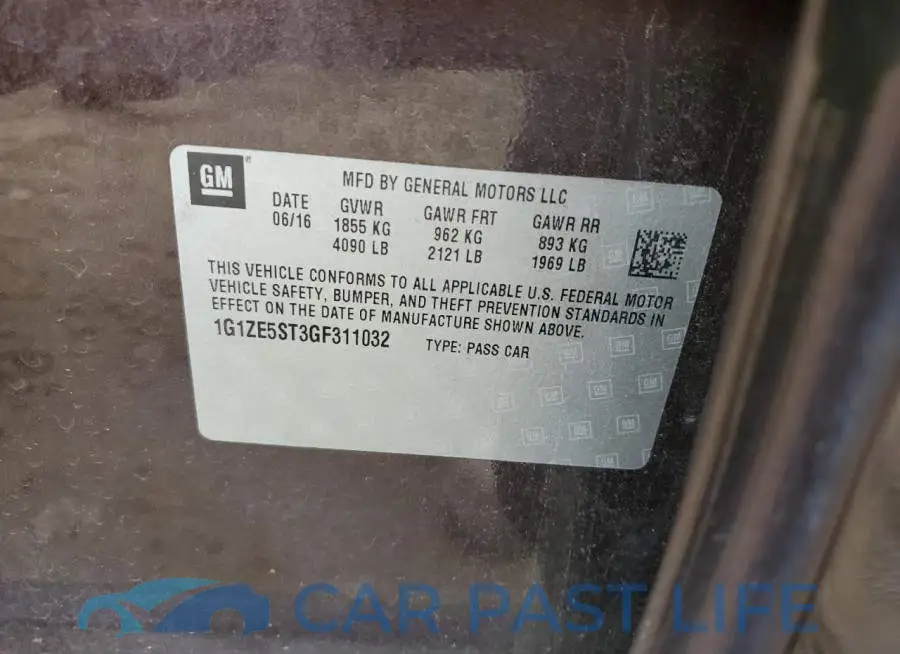 1G1ZE5ST3GF311032# 10