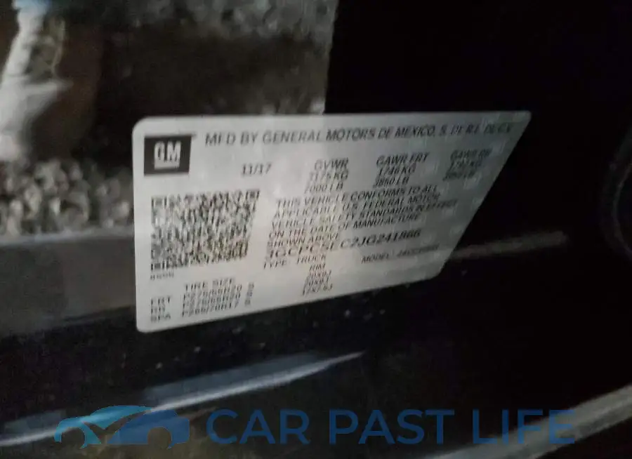 3GCPCSEC2JG241866# 10