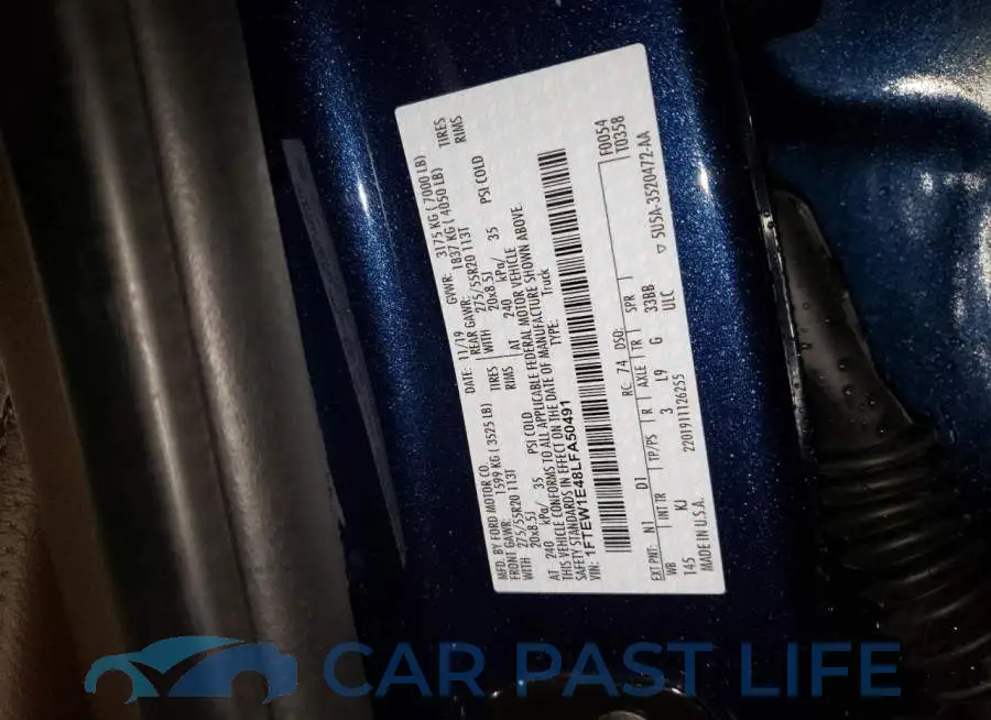 1FTEW1E48LFA50491# 10
