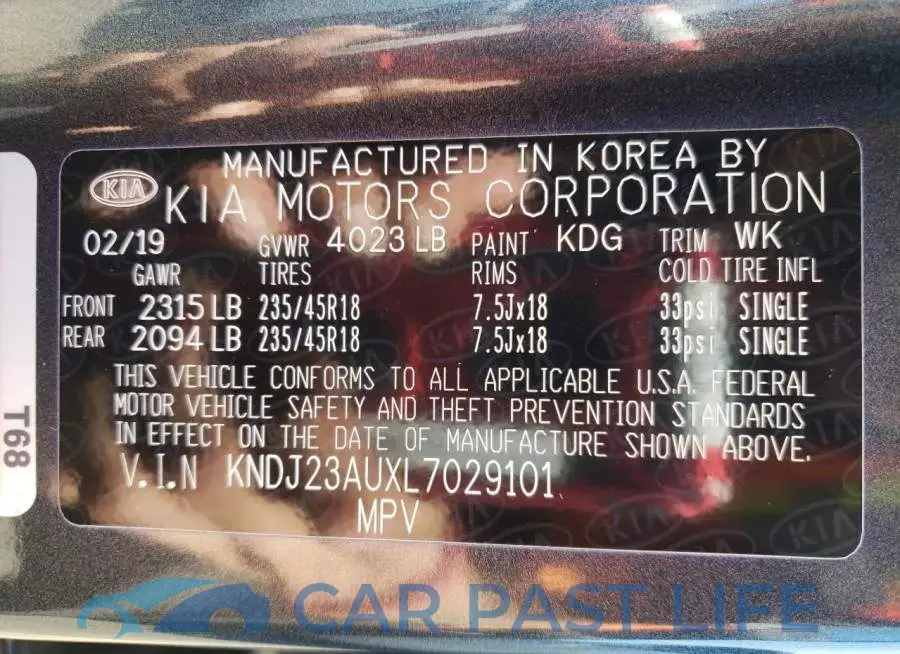 KNDJ23AUXL7029101# 10