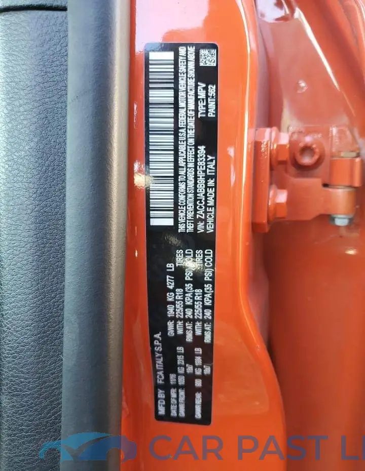 ZACCJABB9HPE83394# 13