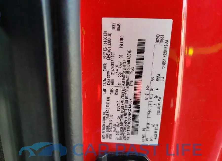 1FTMF1C80HKC14087# 10