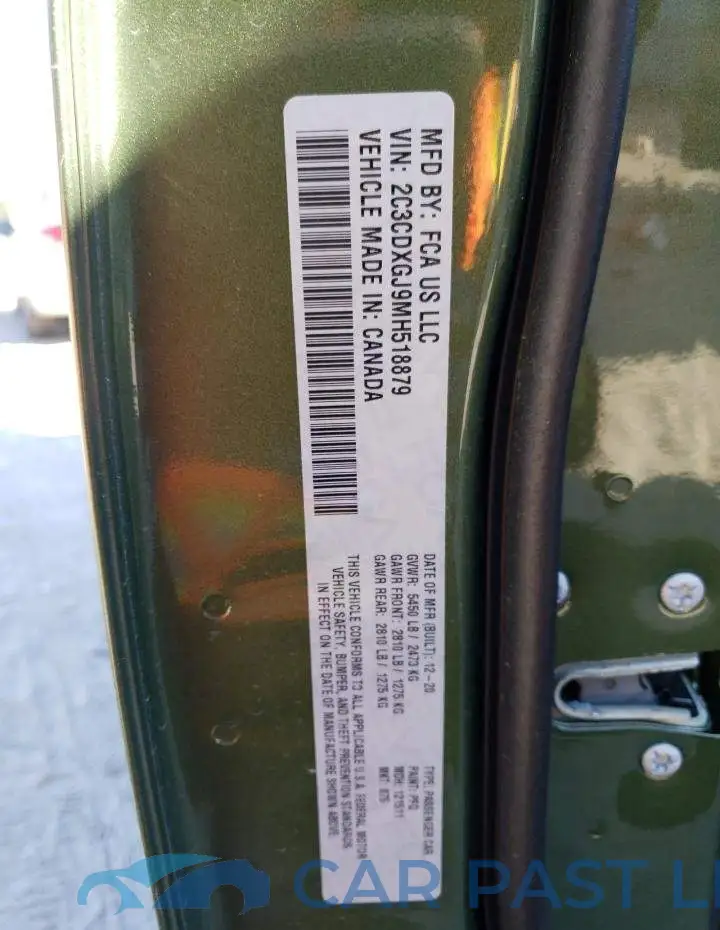 2C3CDXGJ9MH518879# 10
